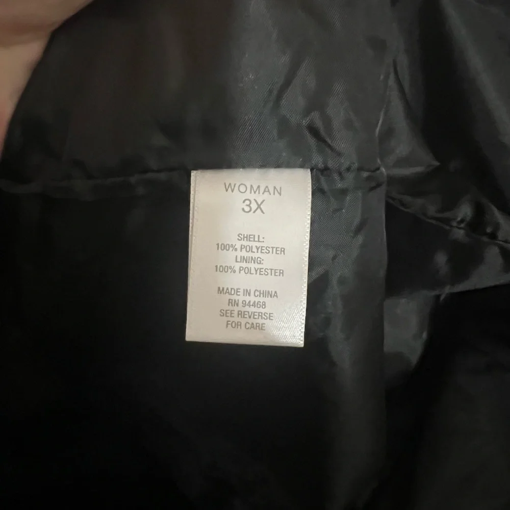 Black Quilted Coat - Picture 3 of 5